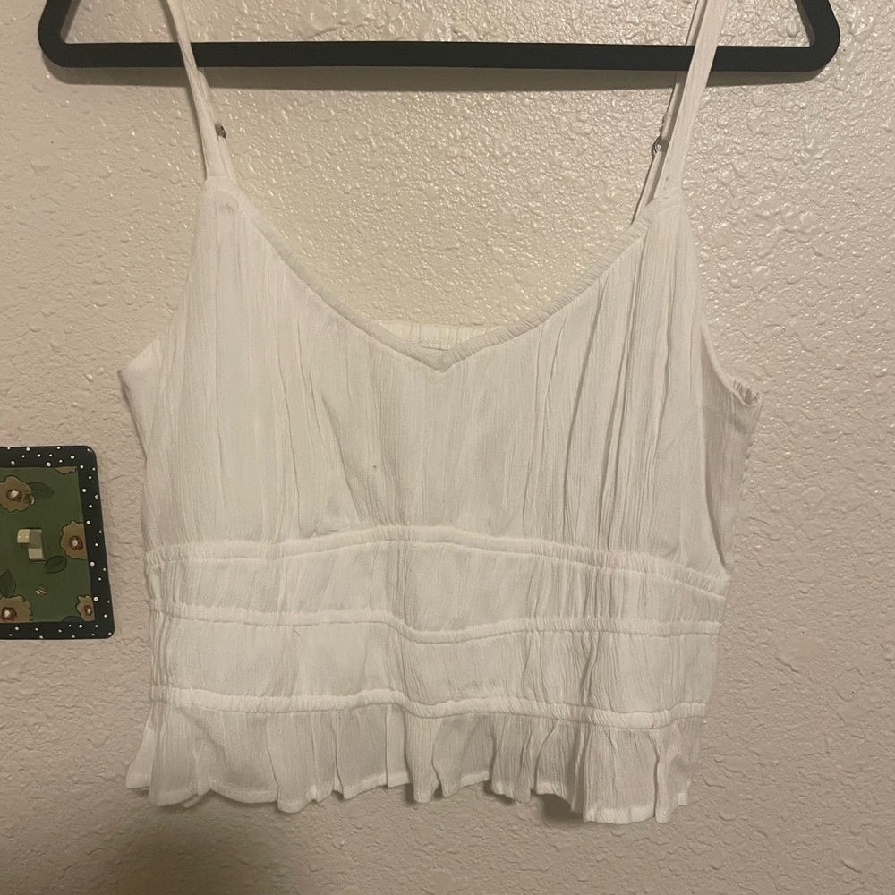 Hollister White Camisole Top